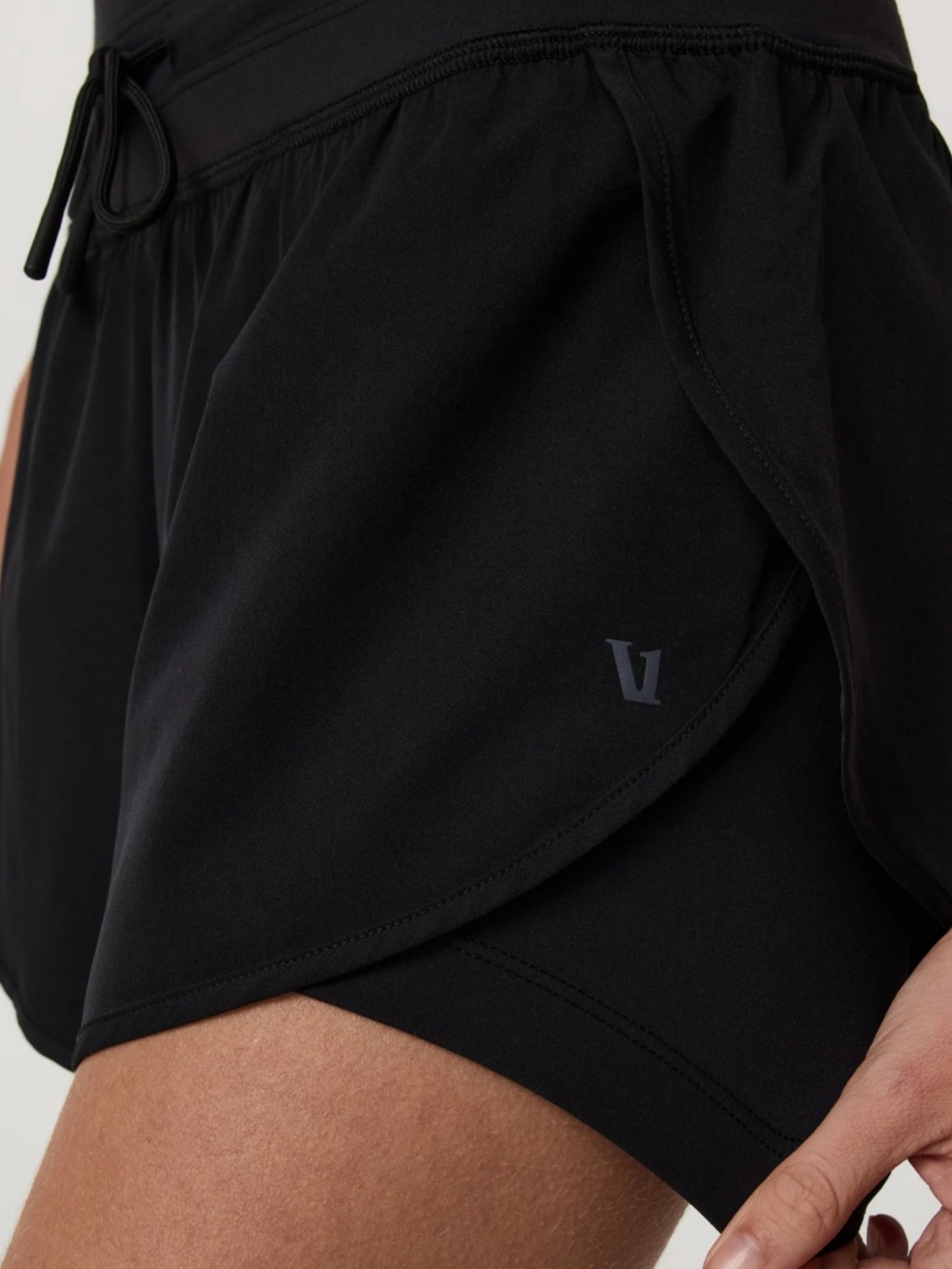Vuori Black Athletic Training Shorts